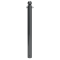 Dekorativ puller | st�lr�r � 102 mm | fastmonteret, til indst�bning i beton med jordanker, samlet l�ngde ca. 1300 mm | med 2 �jer